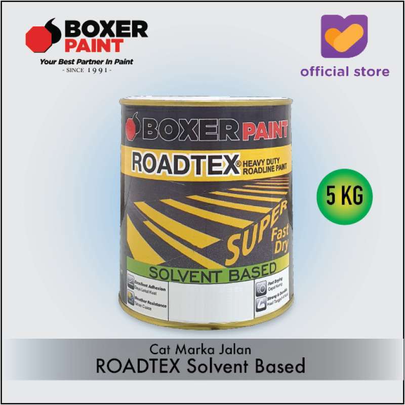Jual Cat Marka Jalan ROADTEX Solvent based (5 kg) 203 YELLOW di