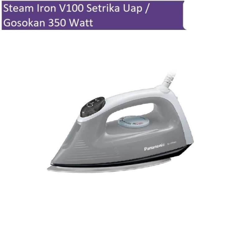 Promo PANASONIC STEAM IRON V100 SETRIKA UAP / GOSOKAN 350 WATT Abu