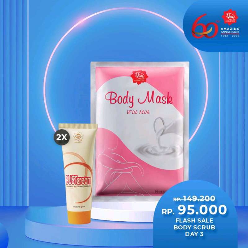 Jual Paket 2 Bust Cream 1 Body Mask Viva Di Seller Toko Online Viva