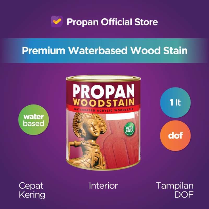 Promo PROPAN WOOD STAIN PEWARNA KAYU DOF Diskon 25 di Seller Taylaa