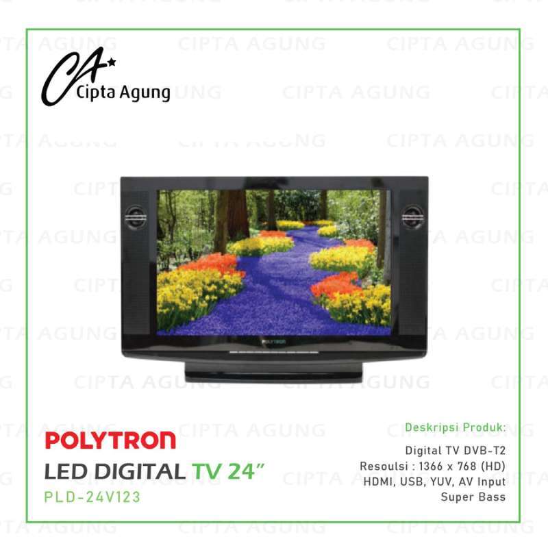 Jual LED TV TABUNG 24 POLYTRON PLD 24D123 PLD24D123 di Seller Cipta