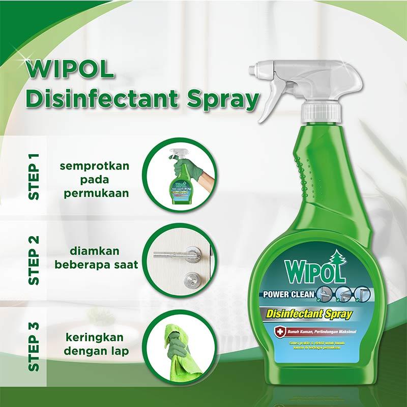Jual WIPOL Disinfectant Spray [500 mL] Online Januari 2021