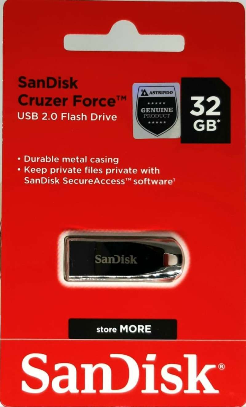Promo Tanpa Merk Sandisk Flashdisk Cruzer Force 16GB 32GB 64GB USB 2.0