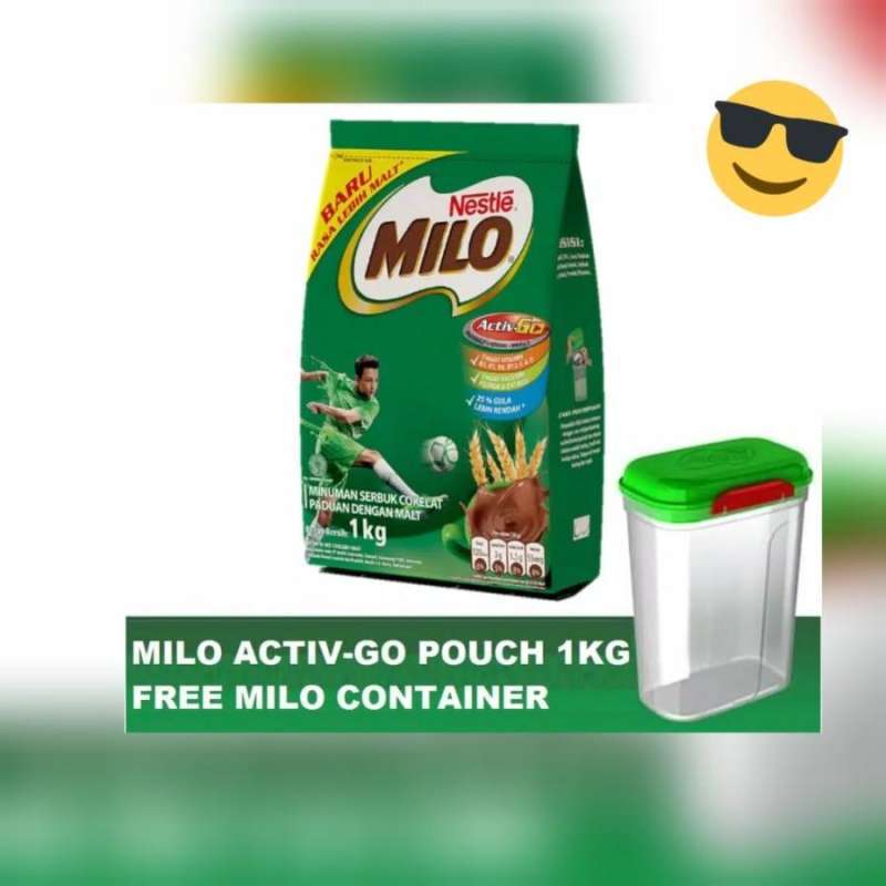 Milo Container Box Jual Milo Activ Go Malt Pouch 1 Kg Termurah - Harga Grosir Terupdate ...