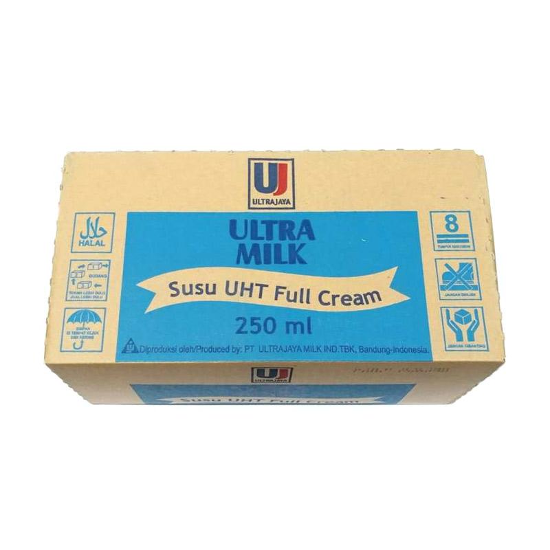 Jual Ultra Milk Full Cream Susu Uht 250 Ml 24 Pcs Karton Di Seller