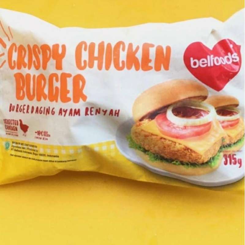 Jual belfoods crispy chicken burger Halal di Seller Ummi Frozen Food Bangetayu Wetan, Kota