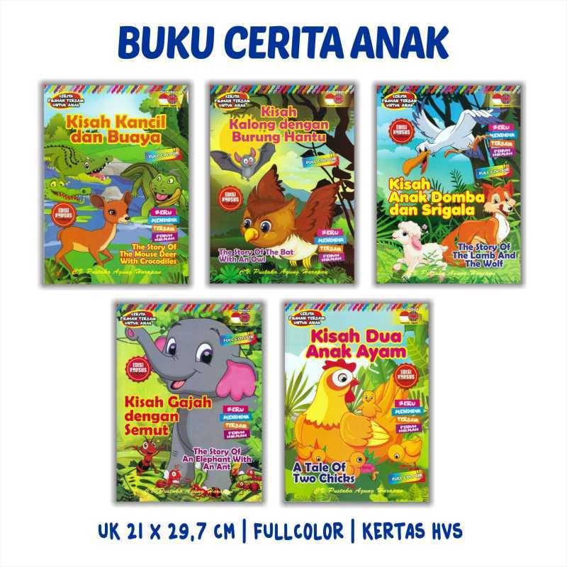 Jual Buku Cerita Anak Bergambar / Buku Dongeng Anak Bergambar : Kisah
