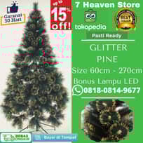 Jual Pohon Natal Tinggi 1 5 Meter 150Cm 5 Feet Daun Pinus Pine Di 