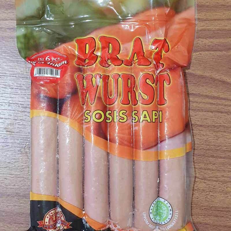 Jual KING FOOD Bratwurst Lada Hitam Sosis Sapi Jumbo di Seller Jati