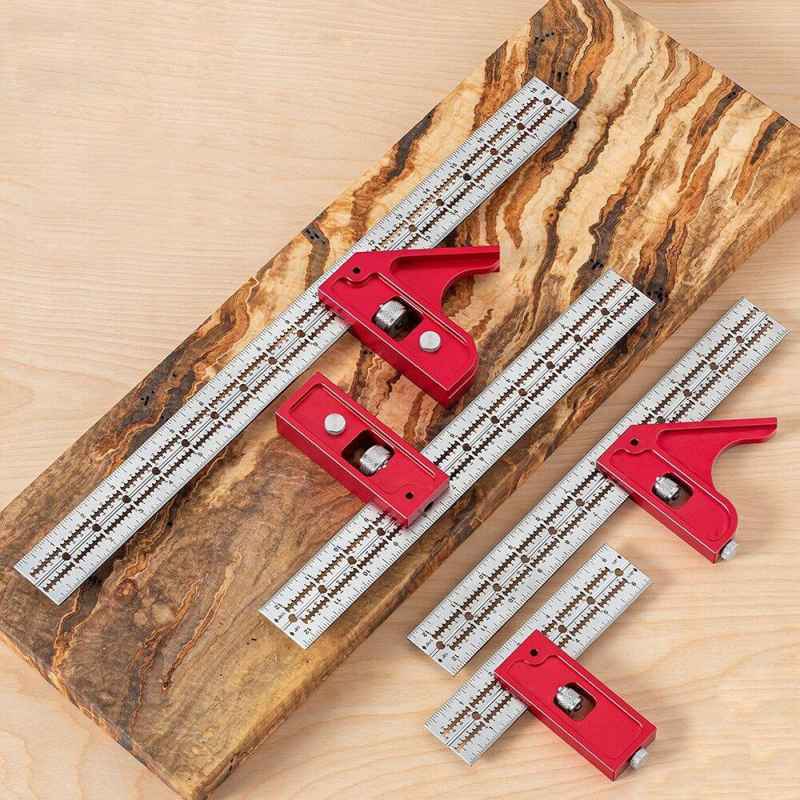 Jual Alat Penggaris Presisi Dapat Diatur. Kaliper Kayu Segitiga 12 Inci ...