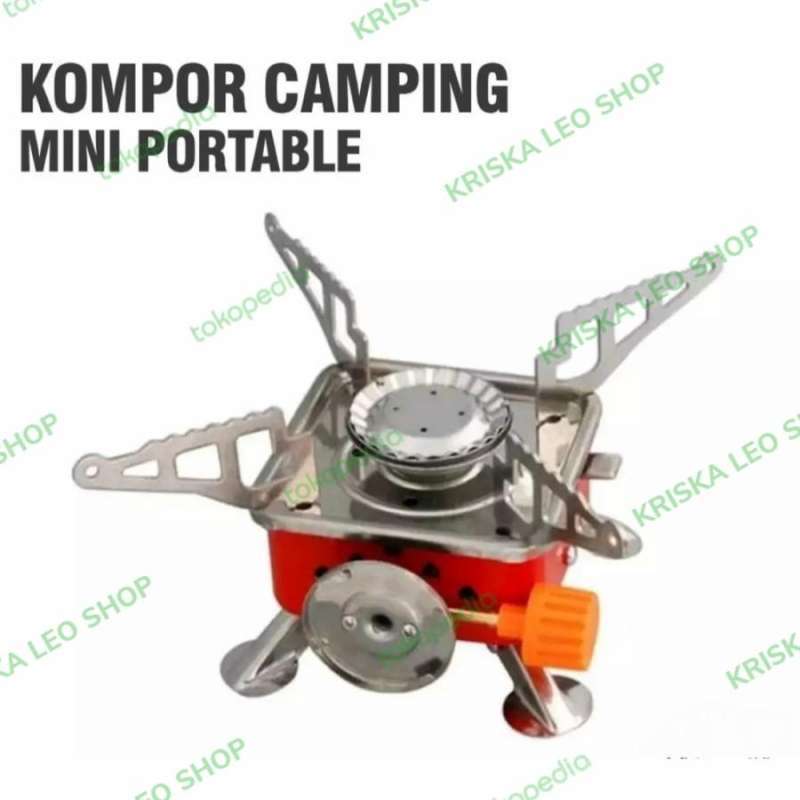 Jual kompor camping Kotak portable k202 mini ultralight stove travel di