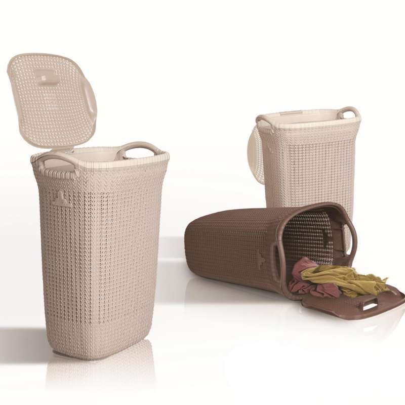 Jual LAUNDRY BASKET / KERANJANG BAJU / KERANJANG CUCIAN PLASTIK ANYAMAN