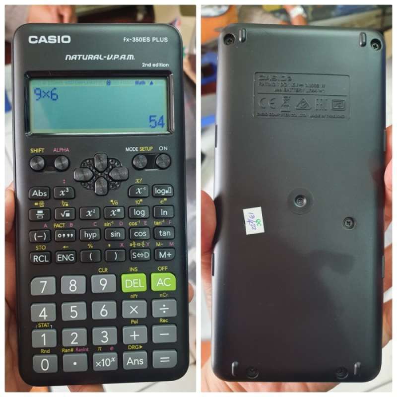 Promo CALCULATOR CASIO FX 350 ES PLUS SCIENTIFIC CALCULATOR Diskon 33% ...