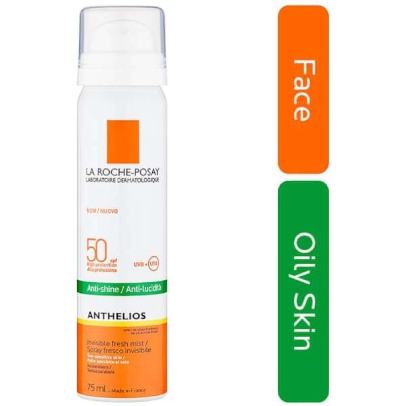 Jual La RochePosay Anthelios Invisible Anti Shine Mist Spf 50 75Ml di