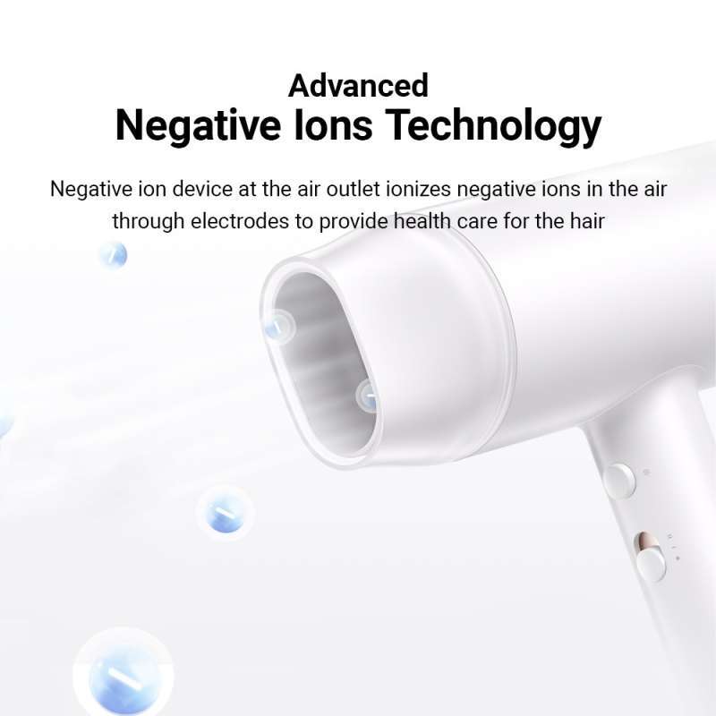 Promo Realme Hair Dryer 1400W Negative Ions Technology Fast & Efficient