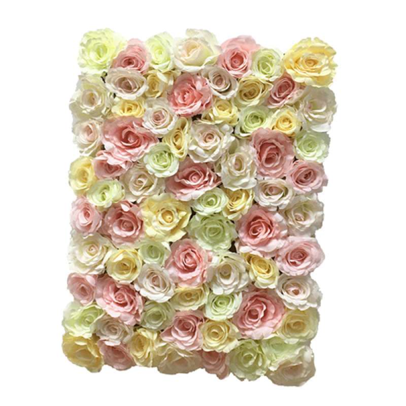 Promo Silk Flowers Wall Panel Backdrops Wedding Engagement Venue Decor