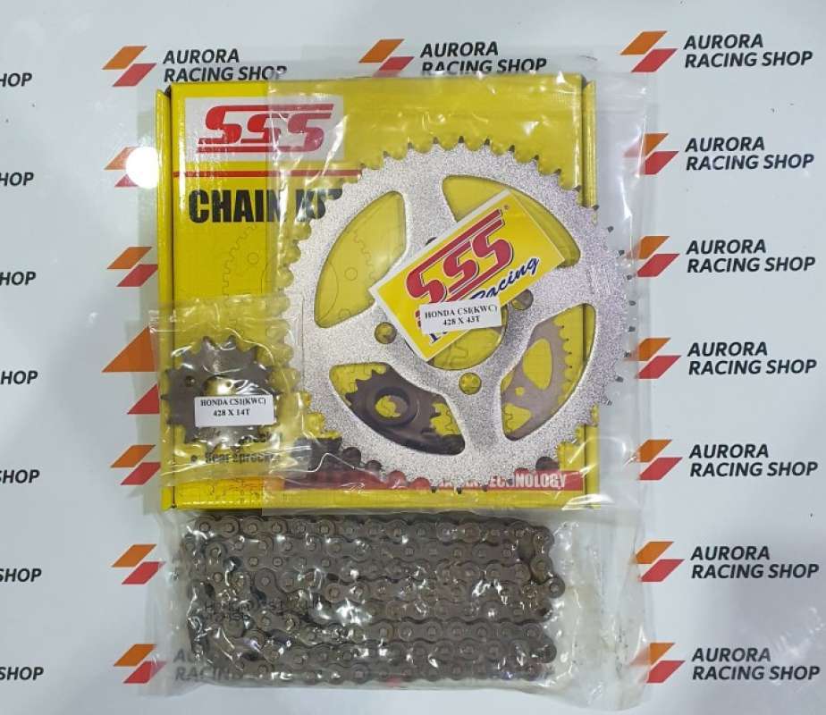 Promo GEAR SET SSS HONDA CS1 SSS CHAIN KIT Diskon 23 di Seller