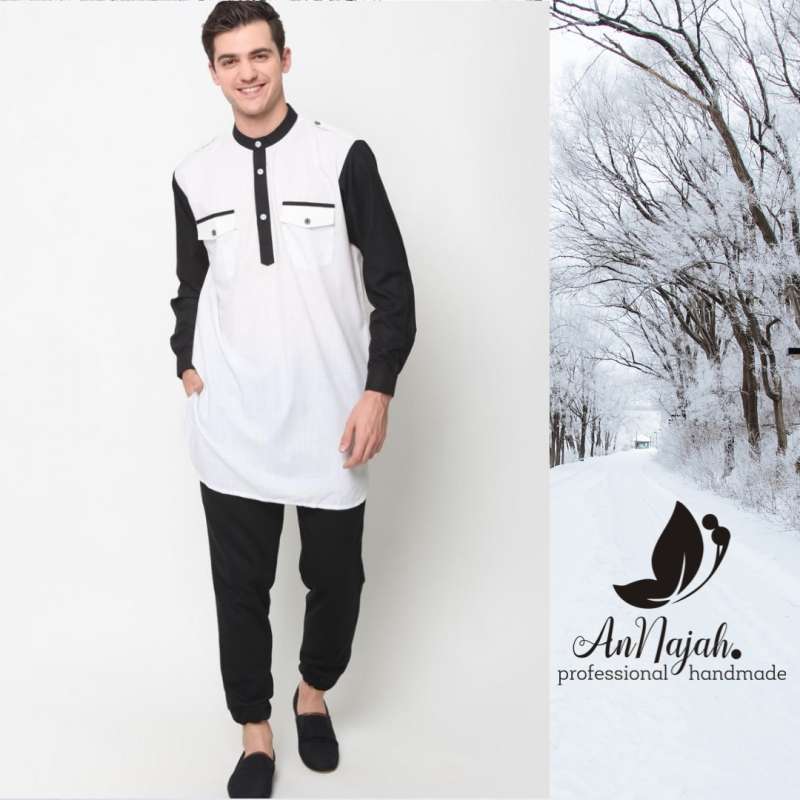 Baju Koko Kurta Pakistan Qurta Pria Kemeja Kurta Polos Kurta Pakistan
Muslim Putih White Baju pria koko kemeja cowok jubah kurta busana gamis