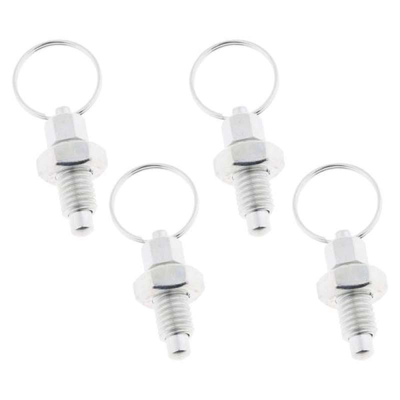 Jual 4Pcs M8 Index Plunger with Ring Pull Spring Loaded Retractable