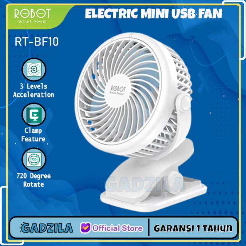 Promo Limited Kipas Angin Listrik Elektrik Vivan Robot Rtbf01 Powerbank