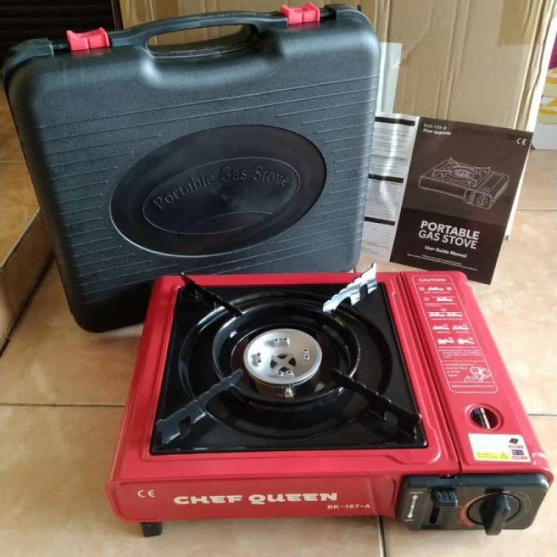 Promo PORTABLE GAS STOVE / KOMPOR GAS PORTABEL CHEF QUEEN Diskon 33