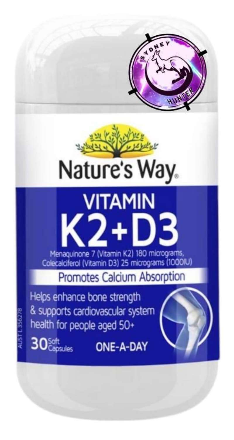 Jual Natures Way Osteo K Vitamin K2+d3 (180mcg+25 Mcg) - 30 Kapsul Di ...