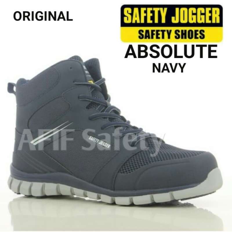 Promo Sepatu Safety Shoes Jogger ABSOLUTE S1P ORIGINAL Navy Joger