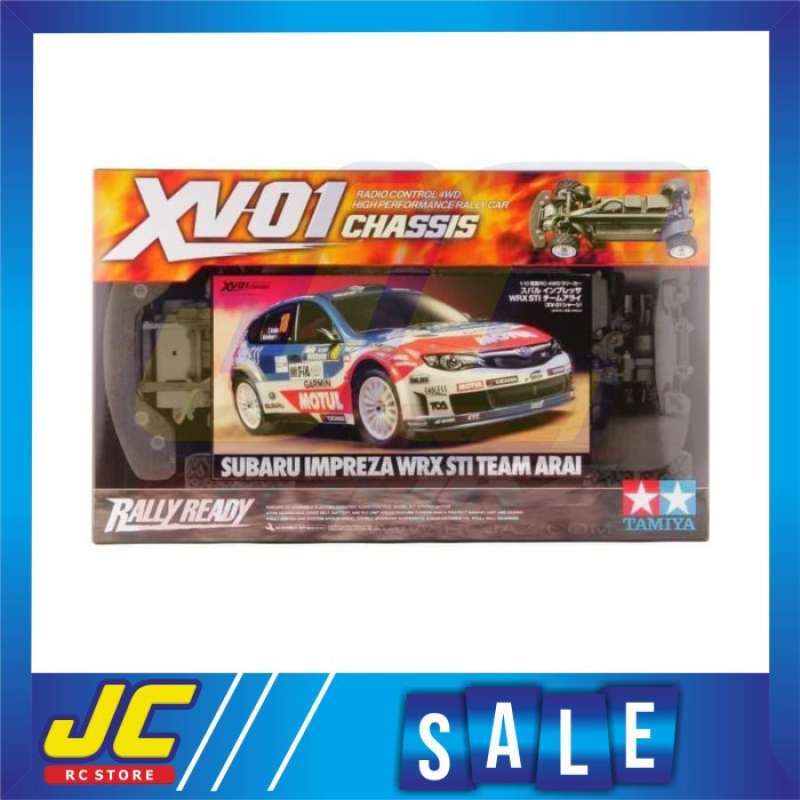 Tamiya Subaru Impreza WRX STi Team Arai Kit – 1/10 Scale, XV-01 Chassis, Japan Import (Model Kit)