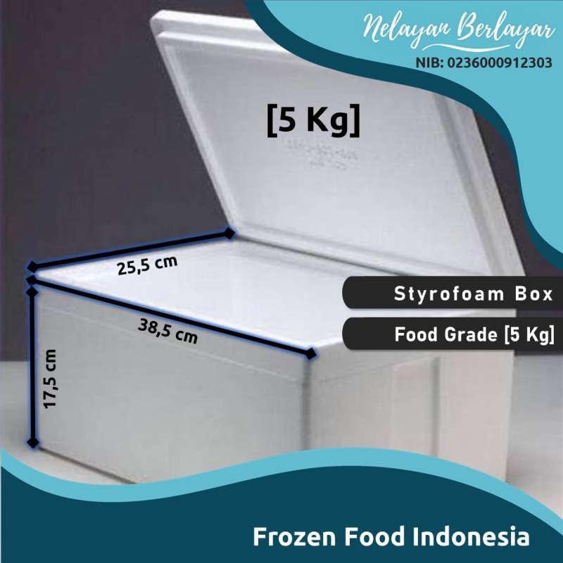 Jual Styrofoam Box Food Grade [5 Kg] Di Seller Nelayan Berlayar