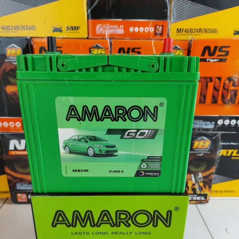Promo Aki Mobil Toyota Avanza Ns60/46B24R/45 Ah/12V Aki Kering Amaron