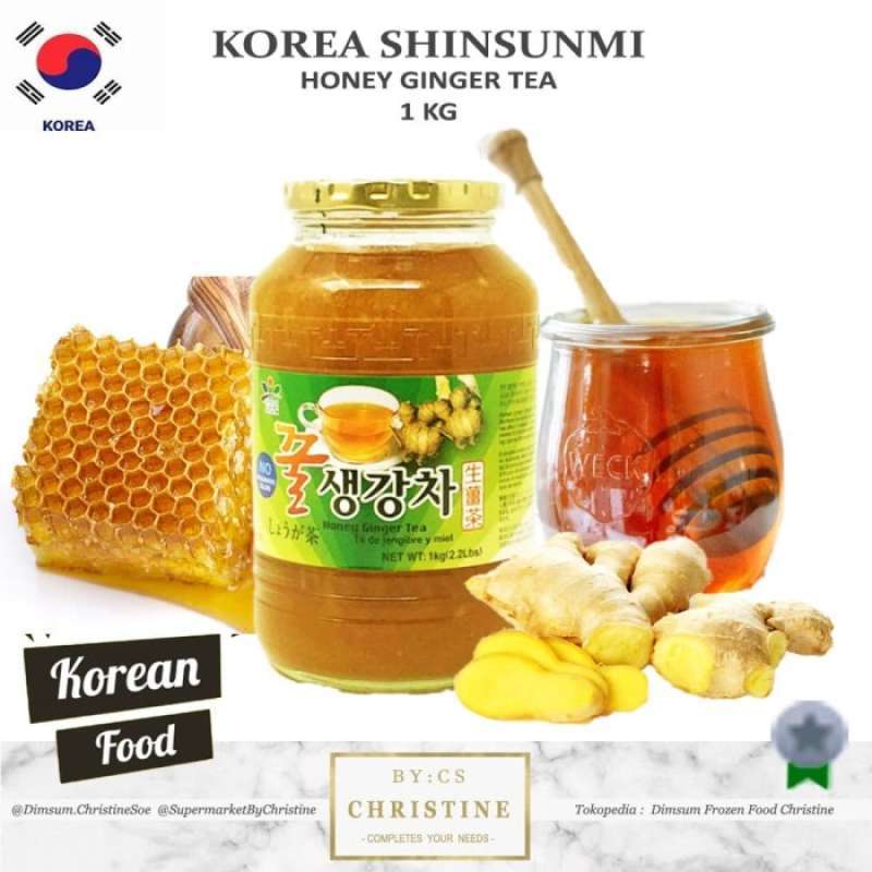 Promo Honey Ginger Tea Korea Honey Ginger Tea Korea Madu Jahe 1 Kg