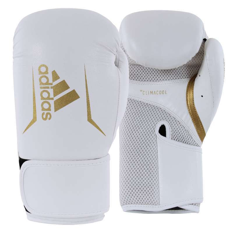 Jual adidas Speed 100 Boxing Glove PUTIH EMAS 12 Oz di Seller Adidas Combat Sports Official
