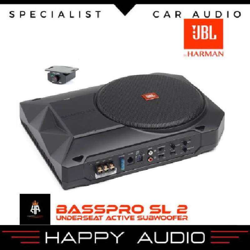 Jual Subwoofer Aktif Kolong Jok Mobil JBL BASSPRO SL 2 8 Inch Underseat