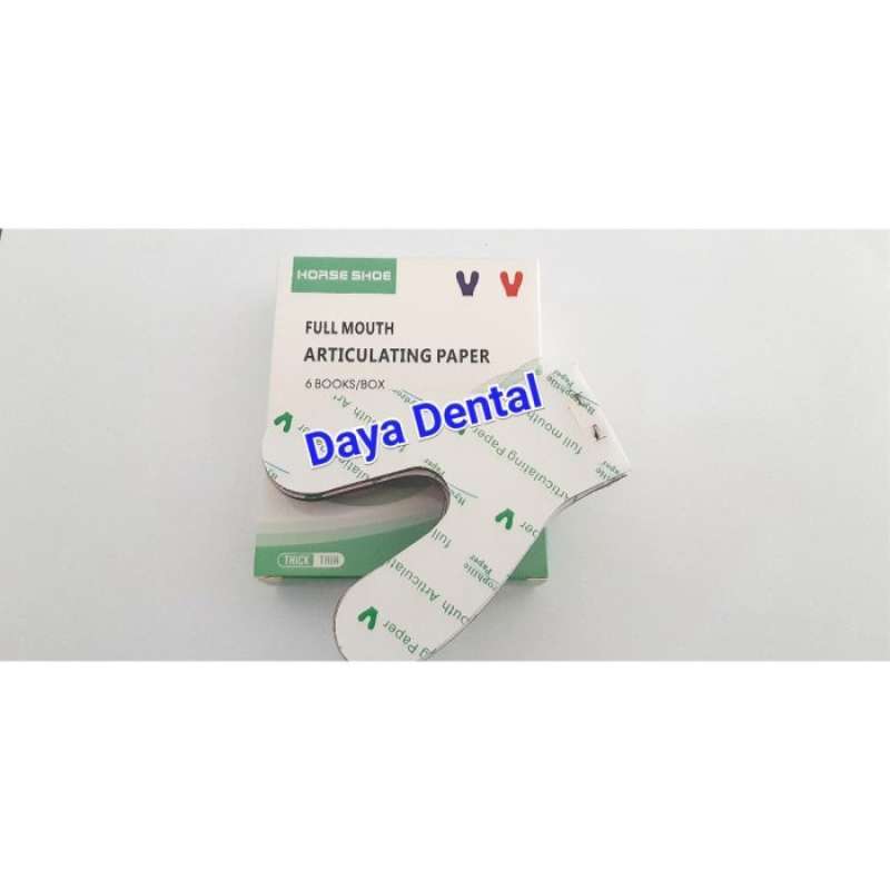 Promo Dental Articulating paper full denture mouth U shape/hydropilic