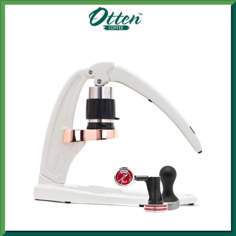 Promo FLAIR ESPRESSO MAKER (SIGNATURE WHITE) WITH PRESSURE KIT AND