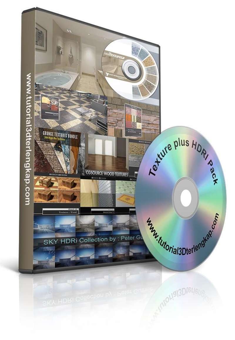 Jual Texture Plus HDRI Pack Arsitektur (3ds Max, Sketchup, AutoCAD) di