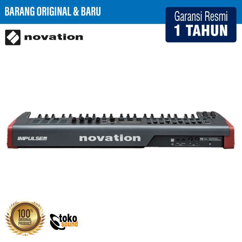 Jual Novation IMPULSE 49 (49 key USB MIDI Controller w/ Semiweighted