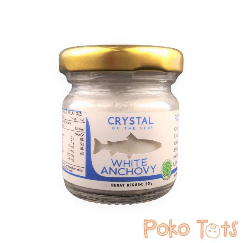 Jual Crystal of the Sea White Anchovy Food Powder 20gr Bubuk Ikan Teri
