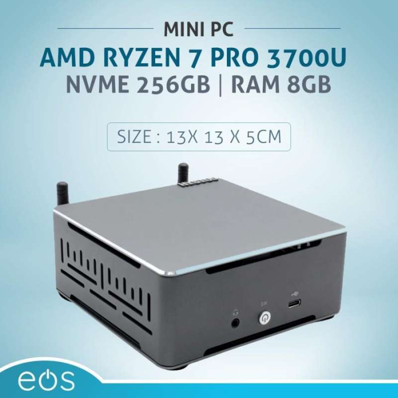 Jual Mini PC AMD Ryzen 7 PRO 3700U 256GB NVME RAM 8GB Windows 10 di ...