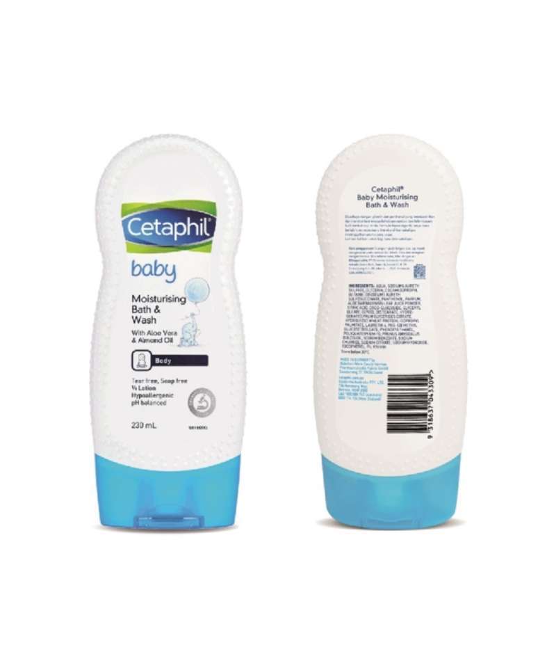 Jual Cetaphil Baby Moisturising Bath And Wash 230 Ml 400ml With Aloe