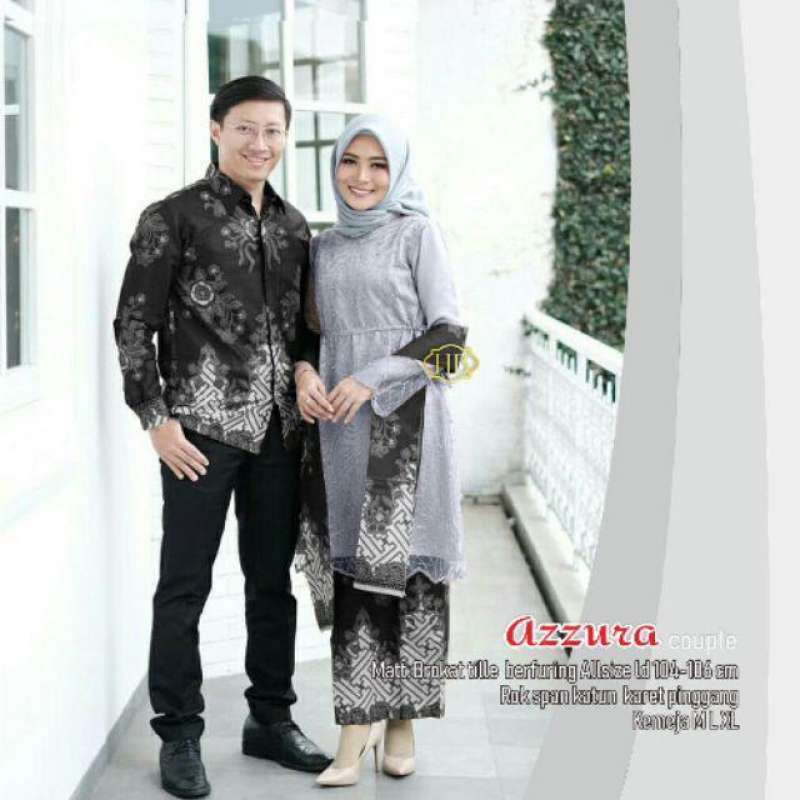 Jual COUPLE KEBAYA MUSLIM PREMIUM Baju Batik KONDANGAN Kemeja Panjang