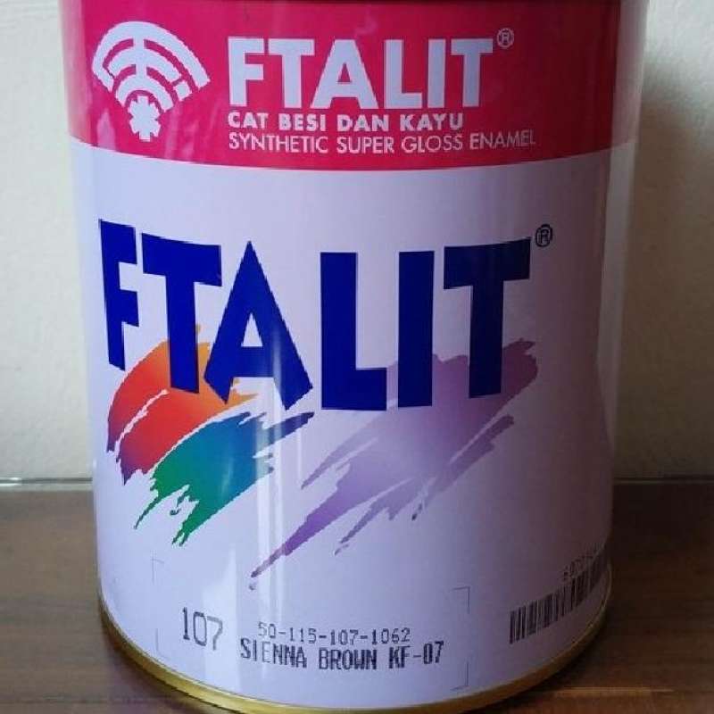 Jual Cat besi Dan kayu Ftalit 1KG Sienna brown (107) di Seller Toko