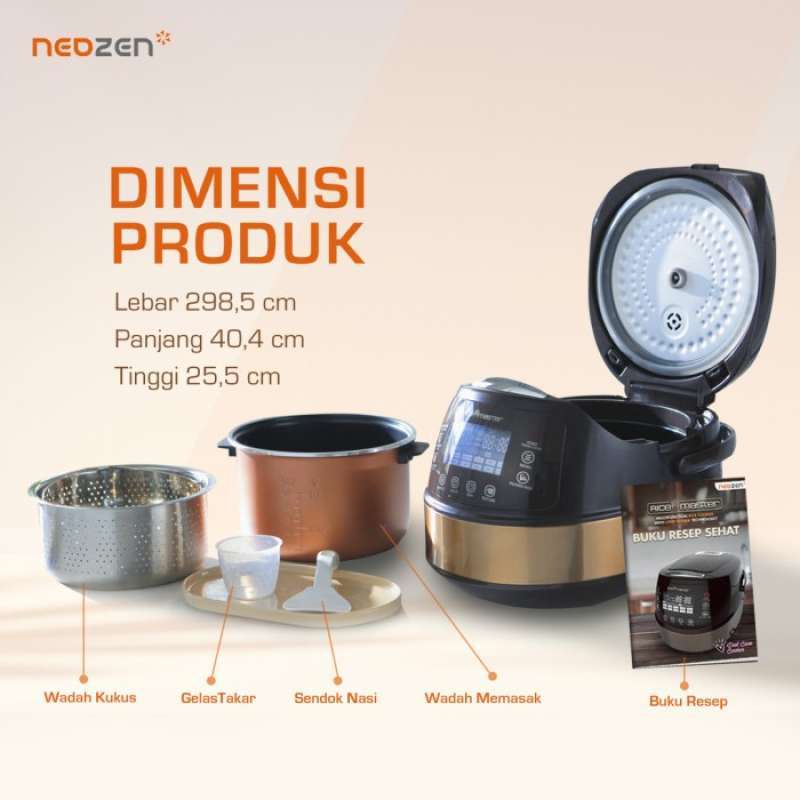 Promo Rice Cooker Low Carbo (rice Cooker Digital) Neozen Rice Master