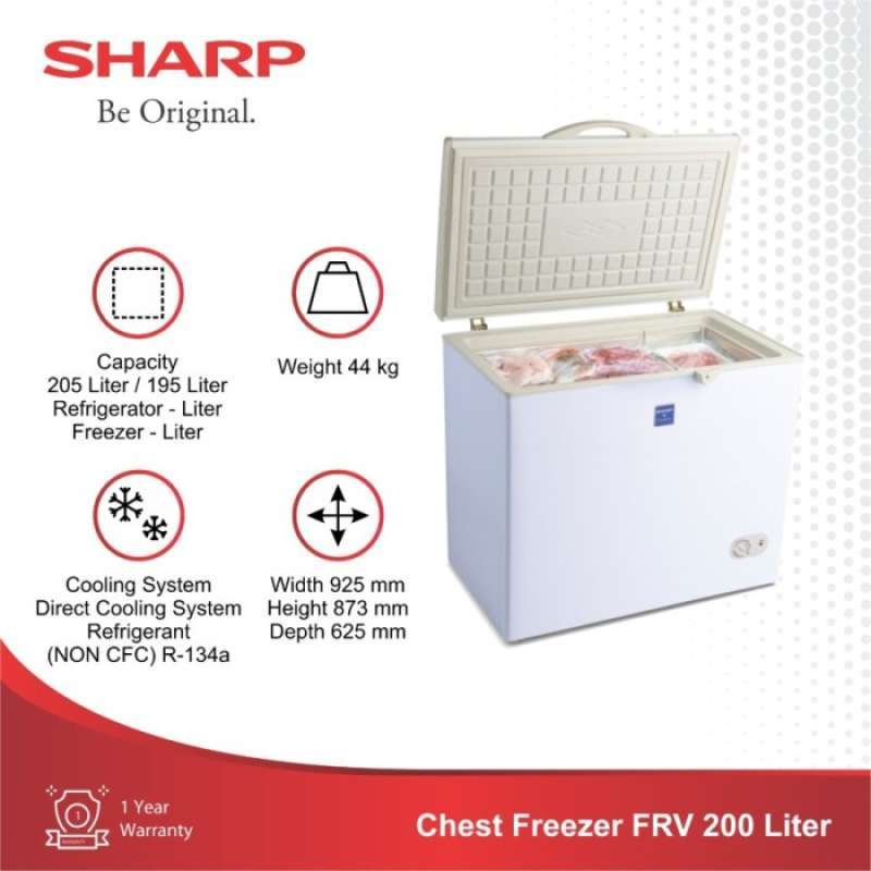 Jual Sharp Chest Freezer 200 Liter Frv200 (palembang) Di Seller Maistro