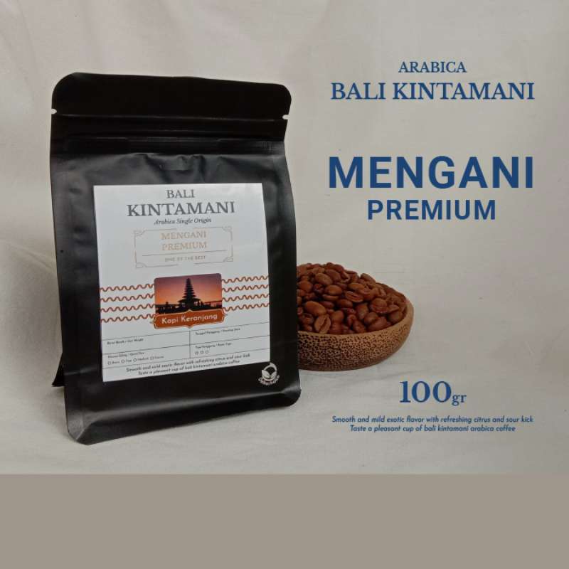 Jual Arabica Bali Kintamani Mengani Premium Kopi Bean, Bubuk 100-200gr ...