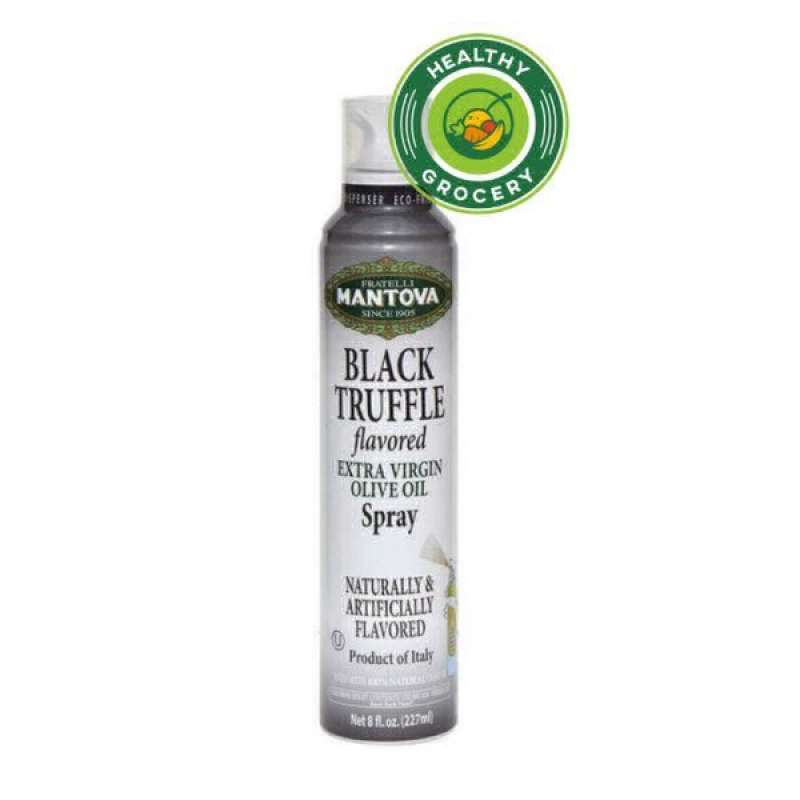 Jual Mantova Black Truffle Flavored Extra Virgin Olive Oil Spray 227ml