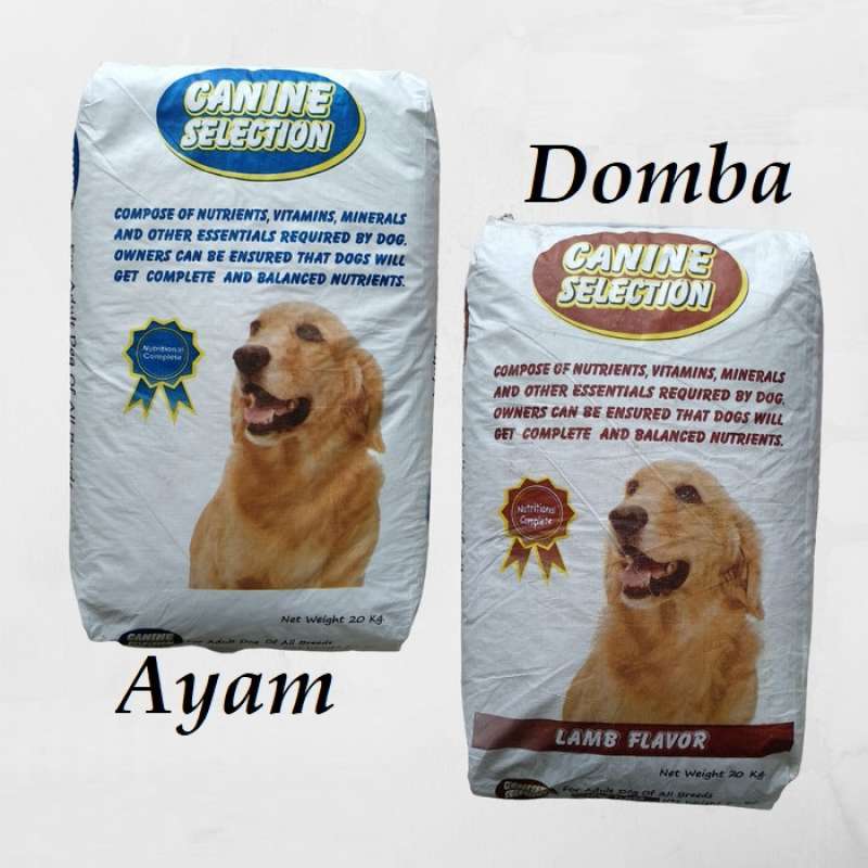 Jual CANINE SELECTION CHICKEN / LAMB 20kg Dog Dry Food Makanan Anjing 20 Kg di Seller