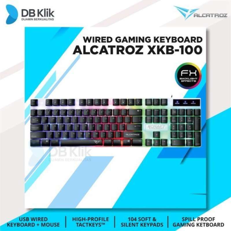 Jual Keyboard Gaming Alcatroz XCraft XKB100 Keyboard Alcatroz XKB