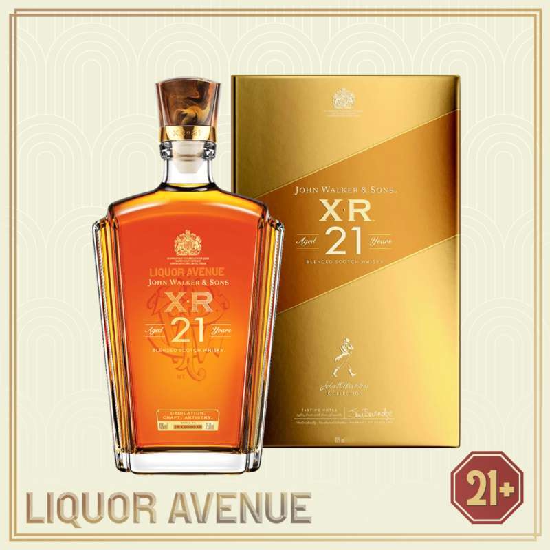 Jual Johnnie Walker & Sons Xr 21 Year Old Blended Scotch Whisky [750 Ml