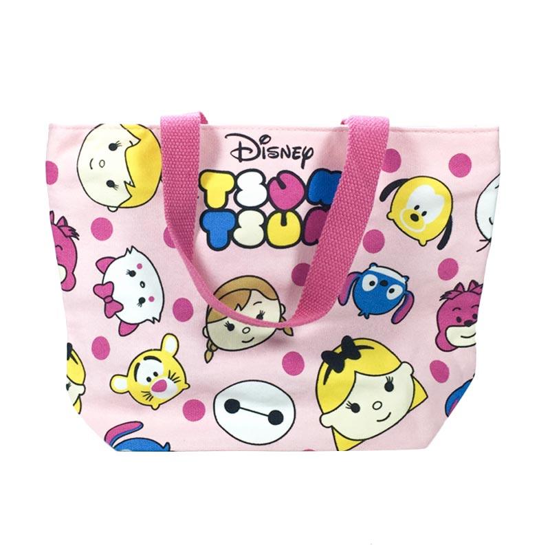 jual disney tsum tsum tote bag pink 3 harga jual disney tsum tsum tote bag pink 3 harga